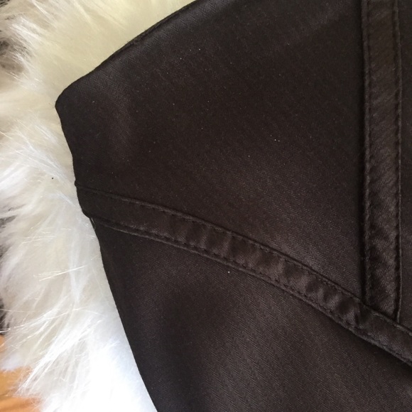 BCX 3-Piece Brown Skirt Suit: Shadow-Stripe w Kick-Pleats & Matching Chemise - Picture 3 of 7